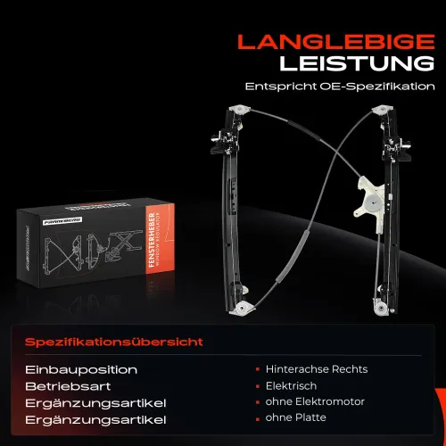 Fensterheber hinten rechts Frankberg 5481FB0024517 Bild Fensterheber hinten rechts Frankberg 5481FB0024517