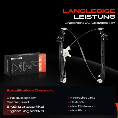 Fensterheber hinten links Frankberg 5481FB0024519 Bild Fensterheber hinten links Frankberg 5481FB0024519