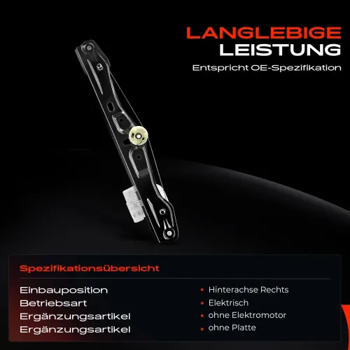 Fensterheber hinten rechts Frankberg 5481FB0024558 Bild Fensterheber hinten rechts Frankberg 5481FB0024558