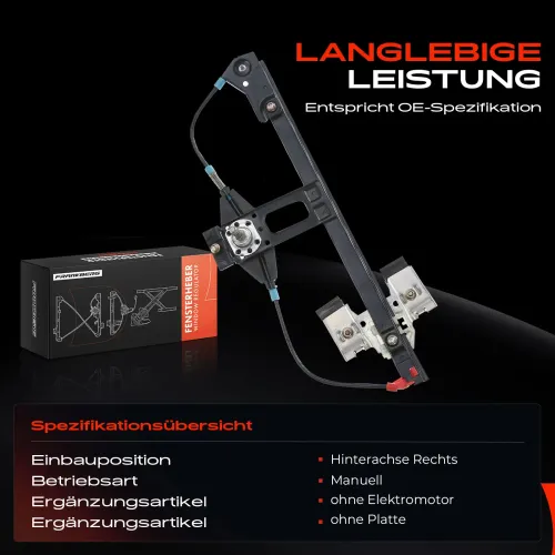Fensterheber hinten rechts Frankberg 5481FB0024582 Bild Fensterheber hinten rechts Frankberg 5481FB0024582