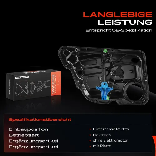 Fensterheber hinten rechts Frankberg 5481FB0024656 Bild Fensterheber hinten rechts Frankberg 5481FB0024656