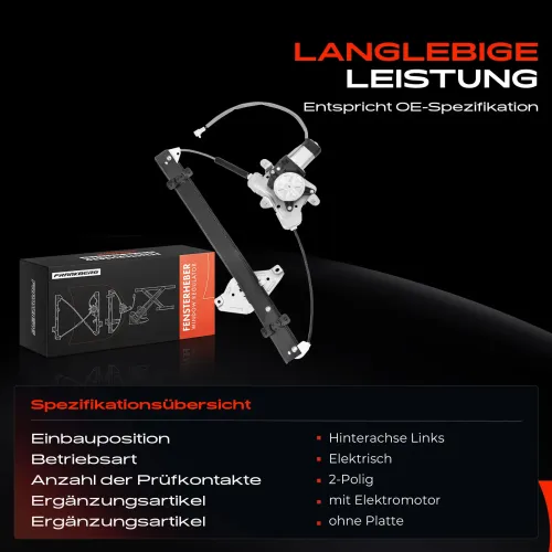 Fensterheber hinten links Frankberg 5481FB0024770 Bild Fensterheber hinten links Frankberg 5481FB0024770