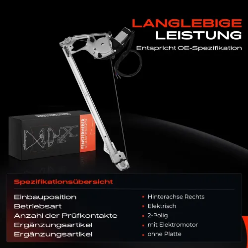 Fensterheber hinten rechts Frankberg 5481FB0024789 Bild Fensterheber hinten rechts Frankberg 5481FB0024789