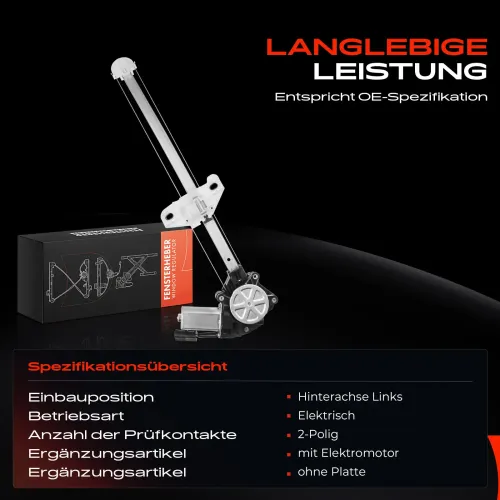 Fensterheber hinten links Frankberg 5481FB0024817 Bild Fensterheber hinten links Frankberg 5481FB0024817