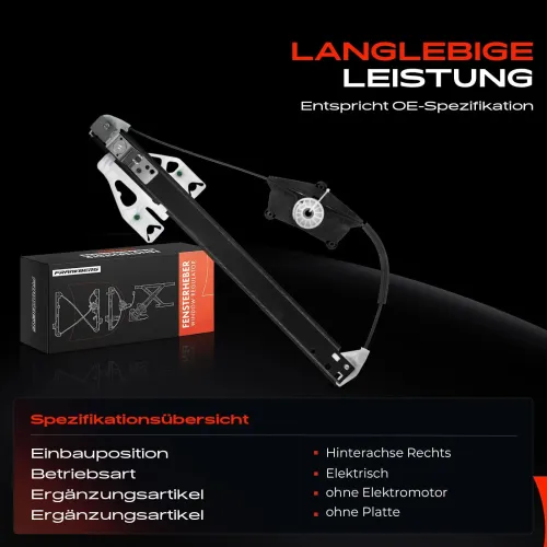 Fensterheber hinten rechts Frankberg 5481FB0024820 Bild Fensterheber hinten rechts Frankberg 5481FB0024820