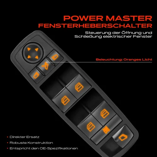 Schalter, Fensterheber fahrerseitig Frankberg 5481FB0024867 Bild Schalter, Fensterheber fahrerseitig Frankberg 5481FB0024867