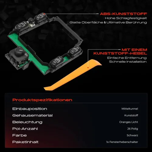 Schalter, Fensterheber Mitteltunnel Frankberg 5481FB0024879 Bild Schalter, Fensterheber Mitteltunnel Frankberg 5481FB0024879
