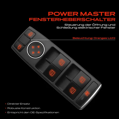 Schalter, Fensterheber fahrerseitig Frankberg 5481FB0024888 Bild Schalter, Fensterheber fahrerseitig Frankberg 5481FB0024888