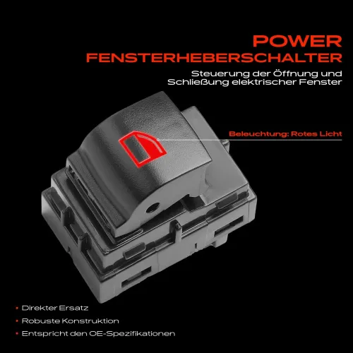 Schalter, Fensterheber beifahrerseitig Frankberg 5481FB0024899 Bild Schalter, Fensterheber beifahrerseitig Frankberg 5481FB0024899