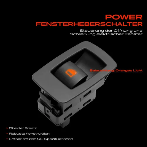 Schalter, Fensterheber beifahrerseitig Frankberg 5481FB0024902 Bild Schalter, Fensterheber beifahrerseitig Frankberg 5481FB0024902