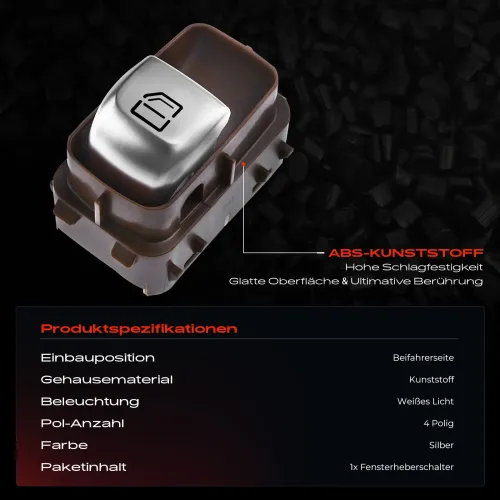 Schalter, Fensterheber beifahrerseitig Frankberg 5481FB0024909 Bild Schalter, Fensterheber beifahrerseitig Frankberg 5481FB0024909