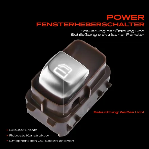 Schalter, Fensterheber beifahrerseitig Frankberg 5481FB0024909 Bild Schalter, Fensterheber beifahrerseitig Frankberg 5481FB0024909