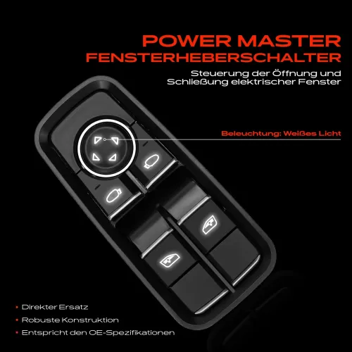 Schalter, Fensterheber fahrerseitig Frankberg 5481FB0024913 Bild Schalter, Fensterheber fahrerseitig Frankberg 5481FB0024913