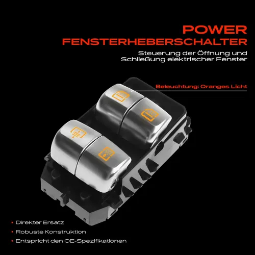 Schalter, Fensterheber hinten rechts Frankberg 5481FB0024917 Bild Schalter, Fensterheber hinten rechts Frankberg 5481FB0024917