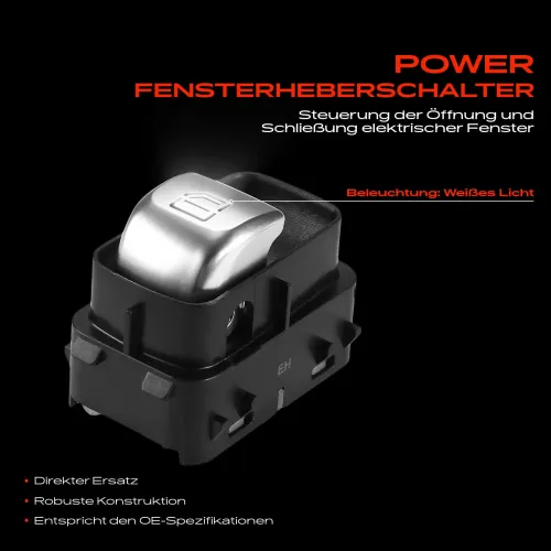 Schalter, Fensterheber beifahrerseitig Frankberg 5481FB0024924 Bild Schalter, Fensterheber beifahrerseitig Frankberg 5481FB0024924