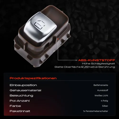 Schalter, Fensterheber beifahrerseitig Frankberg 5481FB0024925 Bild Schalter, Fensterheber beifahrerseitig Frankberg 5481FB0024925