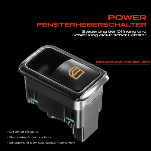 Schalter, Fensterheber vorne und hinten Frankberg 5481FB0024935 Bild Schalter, Fensterheber vorne und hinten Frankberg 5481FB0024935