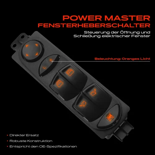 Schalter, Fensterheber fahrerseitig Frankberg 5481FB0024949 Bild Schalter, Fensterheber fahrerseitig Frankberg 5481FB0024949