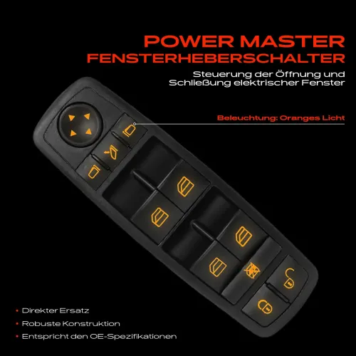 Schalter, Fensterheber fahrerseitig Frankberg 5481FB0024950 Bild Schalter, Fensterheber fahrerseitig Frankberg 5481FB0024950