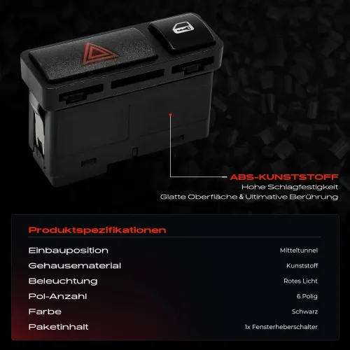 Schalter, Fensterheber Mitteltunnel Frankberg 5481FB0024952 Bild Schalter, Fensterheber Mitteltunnel Frankberg 5481FB0024952