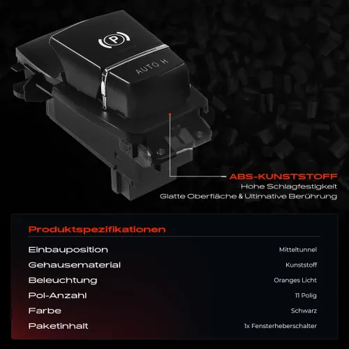 Schalter, Fensterheber Mitteltunnel Frankberg 5481FB0024957 Bild Schalter, Fensterheber Mitteltunnel Frankberg 5481FB0024957