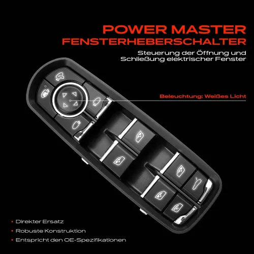 Schalter, Fensterheber fahrerseitig Frankberg 5481FB0024958 Bild Schalter, Fensterheber fahrerseitig Frankberg 5481FB0024958