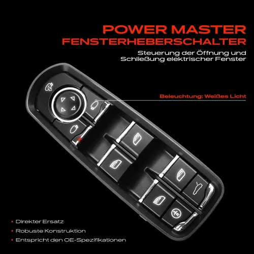 Schalter, Fensterheber fahrerseitig Frankberg 5481FB0024959 Bild Schalter, Fensterheber fahrerseitig Frankberg 5481FB0024959