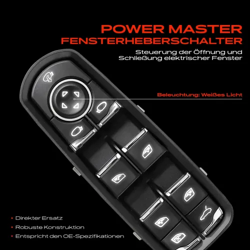 Schalter, Fensterheber fahrerseitig Frankberg 5481FB0024965 Bild Schalter, Fensterheber fahrerseitig Frankberg 5481FB0024965