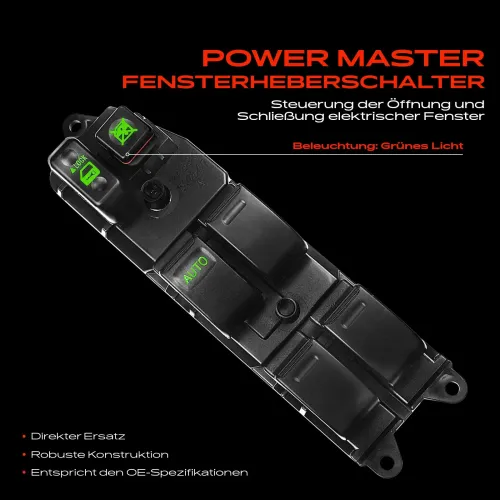 Schalter, Fensterheber fahrerseitig Frankberg 5481FB0024966 Bild Schalter, Fensterheber fahrerseitig Frankberg 5481FB0024966