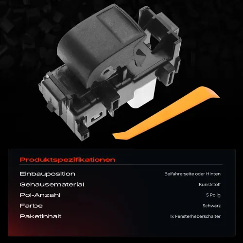 Schalter, Fensterheber vorne und hinten Frankberg 5481FB0024967 Bild Schalter, Fensterheber vorne und hinten Frankberg 5481FB0024967