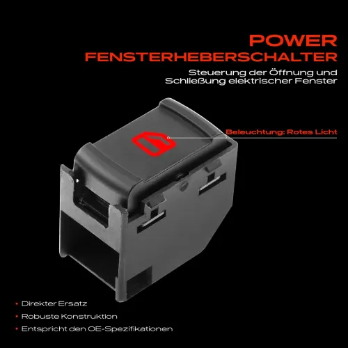 Schalter, Fensterheber vorne und hinten Frankberg 5481FB0024976 Bild Schalter, Fensterheber vorne und hinten Frankberg 5481FB0024976