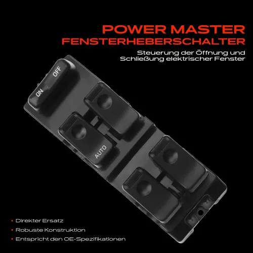 Schalter, Fensterheber fahrerseitig Frankberg 5481FB0024977 Bild Schalter, Fensterheber fahrerseitig Frankberg 5481FB0024977