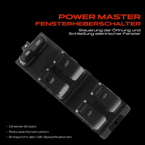 Schalter, Fensterheber fahrerseitig Frankberg 5481FB0024978 Bild Schalter, Fensterheber fahrerseitig Frankberg 5481FB0024978