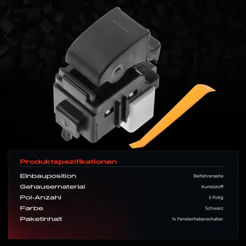 Schalter, Fensterheber beifahrerseitig Frankberg 5481FB0024980 Bild Schalter, Fensterheber beifahrerseitig Frankberg 5481FB0024980