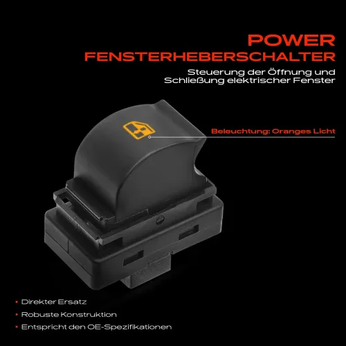 Schalter, Fensterheber beifahrerseitig Frankberg 5481FB0024989 Bild Schalter, Fensterheber beifahrerseitig Frankberg 5481FB0024989