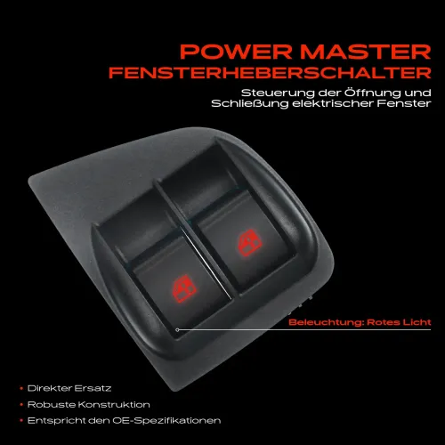 Schalter, Fensterheber fahrerseitig Frankberg 5481FB0024990 Bild Schalter, Fensterheber fahrerseitig Frankberg 5481FB0024990