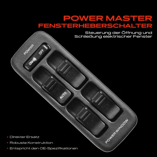 Schalter, Fensterheber fahrerseitig Frankberg 5481FB0025010 Bild Schalter, Fensterheber fahrerseitig Frankberg 5481FB0025010