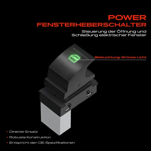 Schalter, Fensterheber vorne und hinten Frankberg 5481FB0025013 Bild Schalter, Fensterheber vorne und hinten Frankberg 5481FB0025013