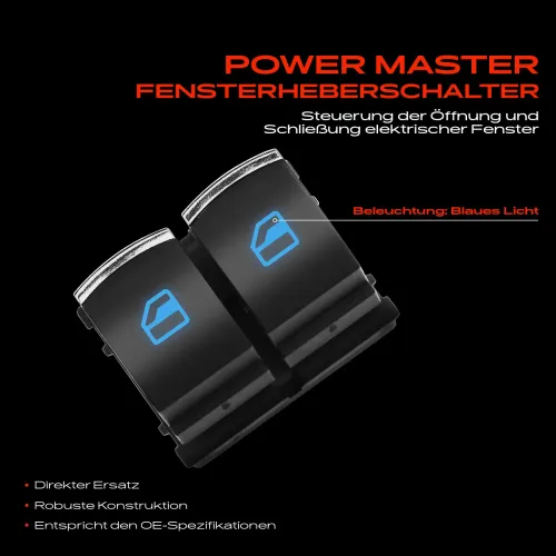 Schalter, Fensterheber fahrerseitig Frankberg 5481FB0025014 Bild Schalter, Fensterheber fahrerseitig Frankberg 5481FB0025014