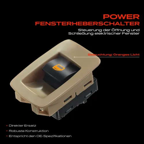 Schalter, Fensterheber beifahrerseitig Frankberg 5481FB0025041 Bild Schalter, Fensterheber beifahrerseitig Frankberg 5481FB0025041