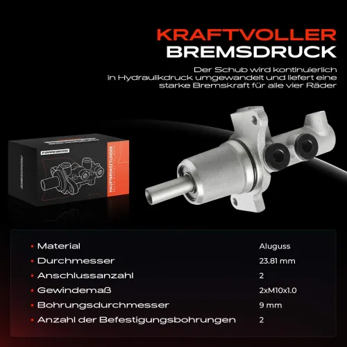 Hauptbremszylinder Frankberg 5481FB0025076 Bild Hauptbremszylinder Frankberg 5481FB0025076