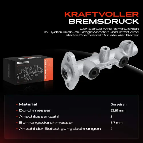 Hauptbremszylinder Frankberg 5481FB0025080 Bild Hauptbremszylinder Frankberg 5481FB0025080