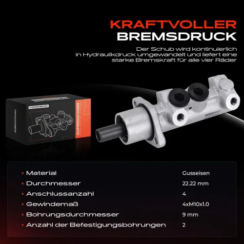 Hauptbremszylinder Frankberg 5481FB0025083 Bild Hauptbremszylinder Frankberg 5481FB0025083