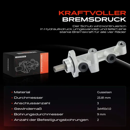 Hauptbremszylinder Frankberg 5481FB0025101 Bild Hauptbremszylinder Frankberg 5481FB0025101