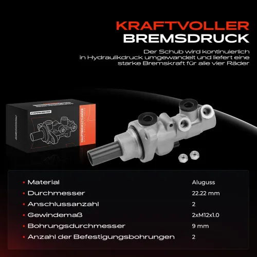 Hauptbremszylinder Frankberg 5481FB0025109 Bild Hauptbremszylinder Frankberg 5481FB0025109