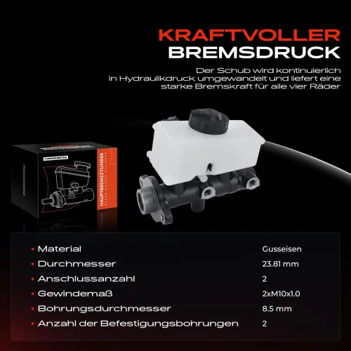 Hauptbremszylinder Frankberg 5481FB0025110 Bild Hauptbremszylinder Frankberg 5481FB0025110