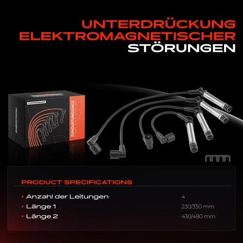 Zündleitungssatz Frankberg 5481FB0025206 Bild Zündleitungssatz Frankberg 5481FB0025206