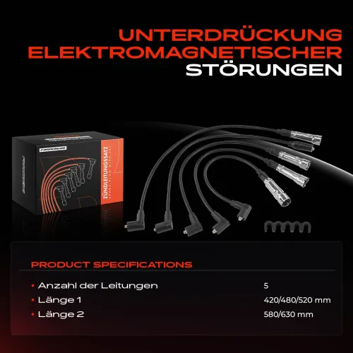 Zündleitungssatz Frankberg 5481FB0025209 Bild Zündleitungssatz Frankberg 5481FB0025209