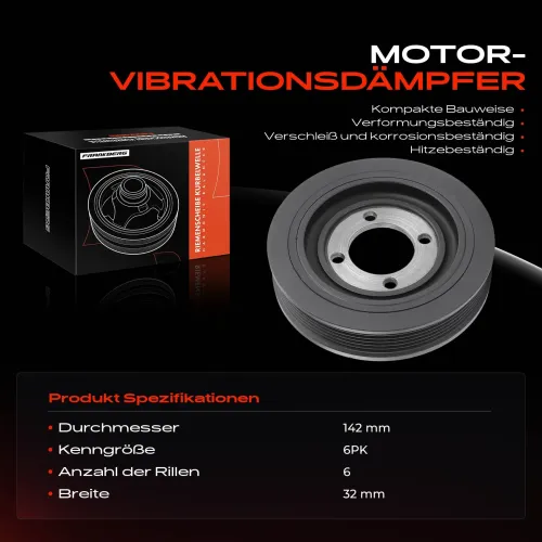 Riemenscheibe, Kurbelwelle Frankberg 5481FB0025228 Bild Riemenscheibe, Kurbelwelle Frankberg 5481FB0025228