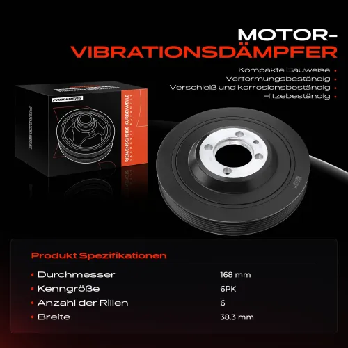 Riemenscheibe, Kurbelwelle Frankberg 5481FB0025243 Bild Riemenscheibe, Kurbelwelle Frankberg 5481FB0025243